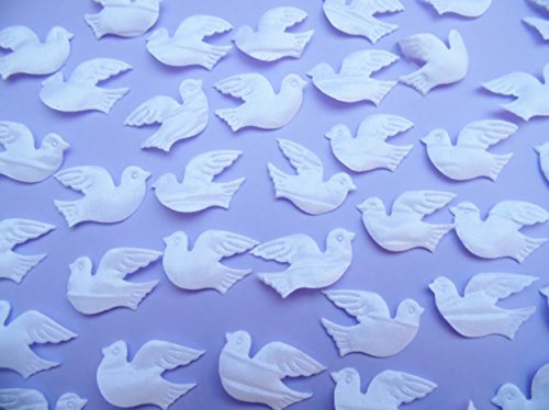 Streudeko Tauben weiss Hochzeitsdeko Tischdeko Hochzeit ca. 60 St.