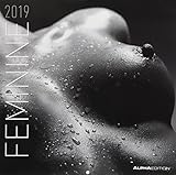 Feminine 2019 - Women - Girls - Broschürenkalender (30 x 60 geöffnet) - schwarz-weiß - Erotikkalender by