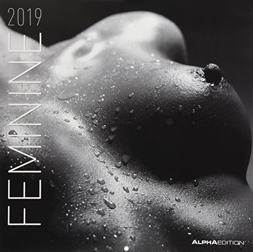 Feminine 2019 - Women - Girls - Broschürenkalender (30 x 60 geöffnet) - schwarz-weiß - Erotikkalender