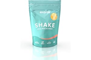 Exante Meal Replacement Shake for Weight Loss or Weight Management, High Protein, Low Sugar, High Fibre, 27 Vitamins and Minerals, 202 Calories Per Serving (Banana, 7-Serving, 400 g - Pack of 1)