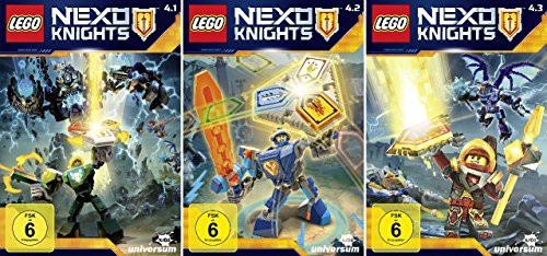 Preisvergleich Produktbild Lego Nexo Knights - Staffel 4 (4.1+4.2+4.3) im Set - Deutsche Originalware [3 DVDs]