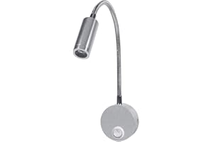 SEAFRONT LED Bed Light Wall Mount Reading Light Flexible Gooseneck Headboard Reading Lamp Book Light for Reading in Bed AC85-265V (3500K Warm White)