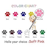Sencillo y práctico. guijiumai Perro Divertido y bañera Etiqueta de la Pared Etiqueta de Aseo Salón Ventana Decoración de Pared Vinilo Etiqueta de la Pared para la Tienda de Mascotas Interior Decorar Rosa Suave 56X59 cm