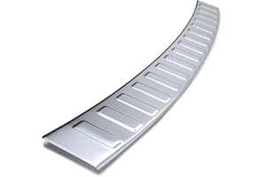 ‎TUNING-ART tuning-art BL968 Ladekantenschutz mit Abkantung für Skoda Superb 3 Kombi 2019-, Farbe:Silber