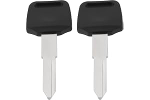 OTOTEC 2 st tomma nycklar oklippta metallnyckel motorcykel kompatibel med Honda CB VFR VTR XL XLR XRV XT GL 500 750 1300 CBR