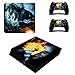 Produktbild Playstation 4 Slim + 2 Controller Aufkleber Schutzfolien Set - Batman (4) /PS4 S