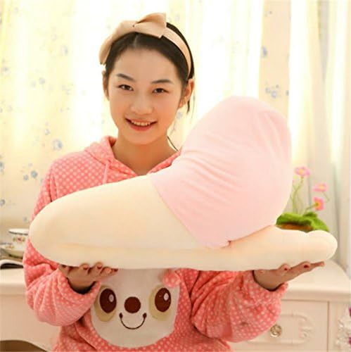 ZHLONG Creative Sexy Throw Pillow Waist Cushion Pillow Sofa Cushions Couples Gift , pink , 50*30cm