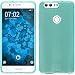 Produktbild PhoneNatic Case für Huawei Honor 8 Hülle Silikon türkis transparent + 2 Schutzfolien
