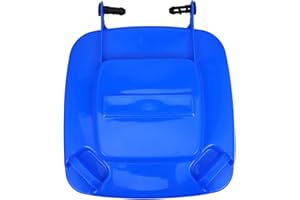 Alipis Trash Can Lid: 17.6 Inch Plastic Wheelie Bin Lid Replacement - Waste Bin Cover for Outdoor Garden Kitchen Dustbin Accessories