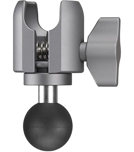 Alu-Verlängerungsadapter 17 Mm – 360° Drehbar Für Handy- & GPS-Halterungen Im Auto – Kugelgelagert