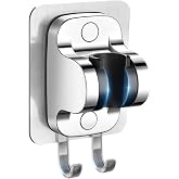 Mayaglory Adhesive Shower Head Holder, Adjustable Hand Shower Holder No Drilling Wall Mounted Waterproof, Joint, Shower Strap