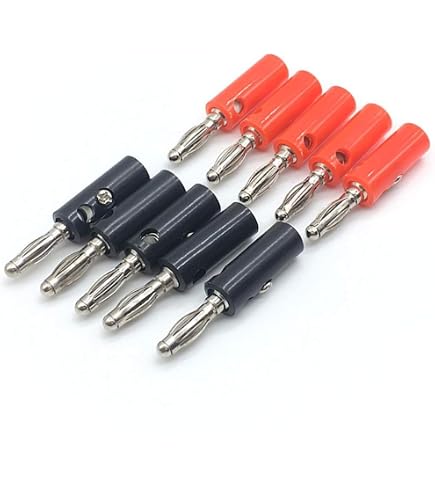 Lot De 5 Paires De Coupleurs Banane Isolés Femelle-femelle - 4mm, Pour électronique Et Bricolage