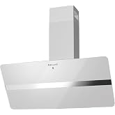 Corber&oacute; &ndash; Extractor Hood 90 cm | Victoria 960 W | 594.2 m3/h | 67dB | 165 W, 3 Speed, Touch Control, Tempered Glass, Aluminiu
