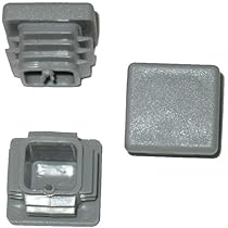 Lamellenstopfen 80x80 Mm PE - Endkappen Für Aluprofile & Vierkantrohre