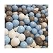 Produktbild 100 Bälle Ø 7cm Bälle für Bällebad viele bunte Farben Baby Kind Spielbälle Kugelbad Plastikbälle Blau Türkis Grau Pink Rosa Schwarz Weiss (Hellblau, Grau und Weiss)