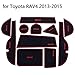 Produktbild LafyHo 11pcs Ersatz für Toyota RAV4 2013-2015 Anti-Rutsch-Tor Slot Mat Cup Coaster Tür Groove Aufkleber