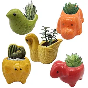 India Meets India Ceramic Flower Pot Planter Plant Pot Indoor Planter Handicraft by Awarded Indian Artisan