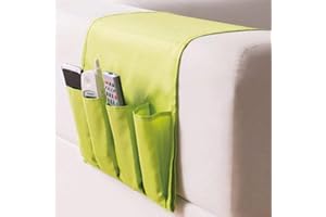BEITO Soporte Del Mando a Distancia Organizador Sofá Resto Tv 4 Bolsillos Silla Sofá Teléfonos Móviles Revista Bolsa De Almacenamiento