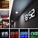 Produktbild Leoboone 3D Number LED Digital-Wecker 24- oder 12-Stunden-Anzeige Snooze-Wanduhr Dimmbare Nachtlicht-Tischuhr für zu Hause
