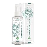 Alteya Organic Bulgarian White Rose Water Spray 100ml - 100% USDA Certified Organic Authentic Pure Bio Natural Rosa Alba Floral Water Steam-Distilled from Fresh Hand Picked White Rose Flower Petals Sold Directly by the Rose Grower and Distiller Alteya Organics from the Heart of the Bulgarian Rose Valley