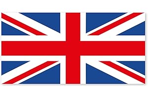 YOUNIKAT Adesivo con bandiera britannica, 10 cm, motivo: bandiera britannica dell'Inghilterra, resistente agli agenti atmosferici I kfz005