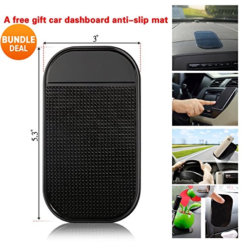PRIMIUM Universal Car Window Shade 2 Pack – verbesserte Auto Sonnenschutz Baby und Kinder mit UV-Schutz für Kinder und Haustiere Premium Auto Fenster ohne Sun haftet- bonus Armaturenbrett Anti-rutsch-Matte - 4