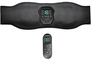 Abdominal Massageapparat Smart Muskelstimulator | 19 Intensitetsinställningar Intelligent Mage Muskelstimulator För Viktminskning Cellulite Reducering Hemma Gym Arbetsplats