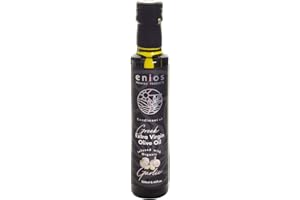 Enios Infused Extra Virgin Olive Oil 250ml - Great Taste Awards 1-Star 2022! (Garlic)
