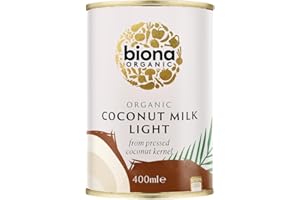 Biona Organic Light Coconut Milk 400 ml (Pack of 6)