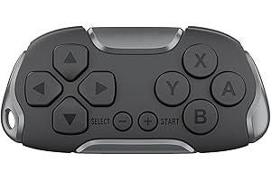 FIEHDUW Remote for Anki, Mini Wireless Controller for Switch/OLED, MacOS, Windows and Android with Strap and Cable, Bluetooth Controller Designed for Classic Games