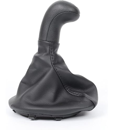 Pommeau Levier Vitesse Mercedes Vito W638 (1996-2003) - Cuir Noir, 18 Cm - Remplacement Direct
