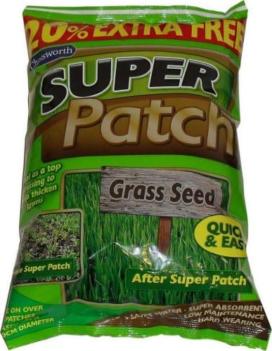 Lawn Seed - Super Patch - Fast Growing - Lawn THICKENER 480G + 20% Extra Free