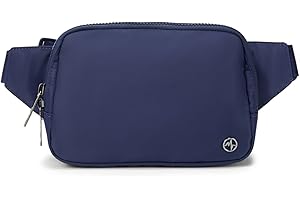 Everywhere Belt Bag Large 2L, Pander Waterproof Everywhere Fanny Pack Purse for Women and Men with Adjustable Strap. (Blue Storm)