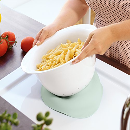 Villeroy & Boch 1360218395 Sieb/Servierschüssel, Porzellan, grün/weiß, 29,9 x 29,6 x 15,4 cm, 2 Einheiten - 3