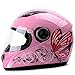 Produktbild NJ Helm- Elektrische Motorradhelm Damen Herbst und Winter Modelle Helme voller Winter Winter warmer Full-Face-Helm Anti-Fog (Farbe : Picture A, größe : 26x37cm)