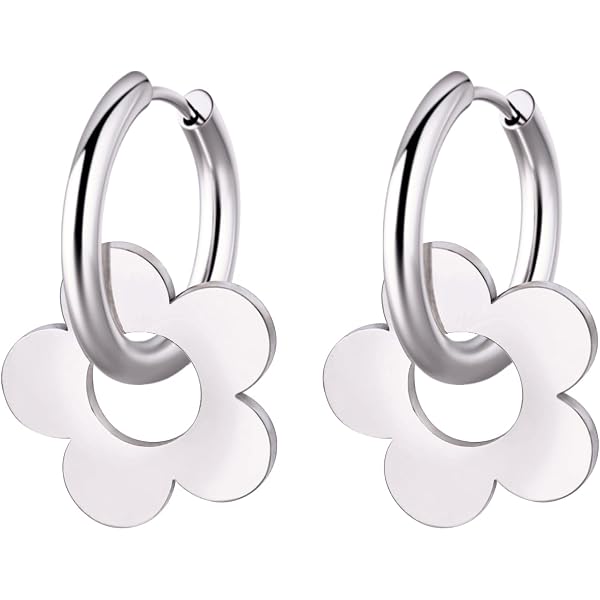 2 Paires Boucles Oreilles Mini Creoles Acier Inoxydable - Zircone Cubique, 6mm Et 8mm, Hypoallergénique Cadeau