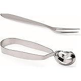 Schneckenbesteck Gabel und Zange