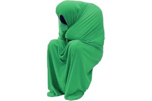Sensorisk Kroppsstrumpa For Vuxen, 65"x29" Helkroppsomslag Stretchy Body Sox For Att Lindra Stress For Vuxna Med Autism, Ångest(Grün,S)