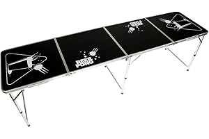 Oypla Official Size 8 Foot Folding Beer Pong Table BBQ Drinking Party
