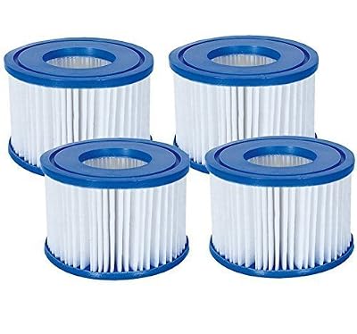 Bestway Filtre VI Cartouche Lay Z Spa Miami Vegas Monaco BW58323 remplace 58239, 4 = 2 Doppelpack