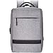 Produktbild Lässiger, tragbarer Rucksack, wasserdichter Laptoprucksack mit USB-Ladeanschluss, ultraleichter Unisex-Schultasche für den Rucksack (Color : Gray)