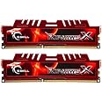G.Skill Ripjaws-X Memory Memory 16GB (1600MHz, 240-pin, 2x 8GB, CL10) DIMM DDR3 Memory Kit