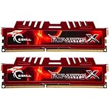 G.Skill F3-12800CL10D-16GBXL Ripjaws-X Memory Arbeitspeicher 16GB (1600MHz, 240-polig, 2x 8GB, CL10) DIMM DDR3-RAM Kit