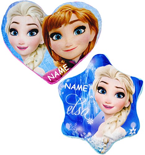 Kuschelkissen / Schmusekissen - " Disney FROZEN - die Eiskönigin " - 36 cm - groß - sehr weich - für Mädchen & Jungen - auch als Sitzkissen - völlig unverfroren Prinzessin Elsa Anna Arendelle - Olaf - Kissen / Kinder - Plüschtier - Kuschel Kissen / Stoffpuppe große Figur Plüsch groß Plüschfigur - für Kinder & Erwachsene - Relaxkissen - Reisekissen