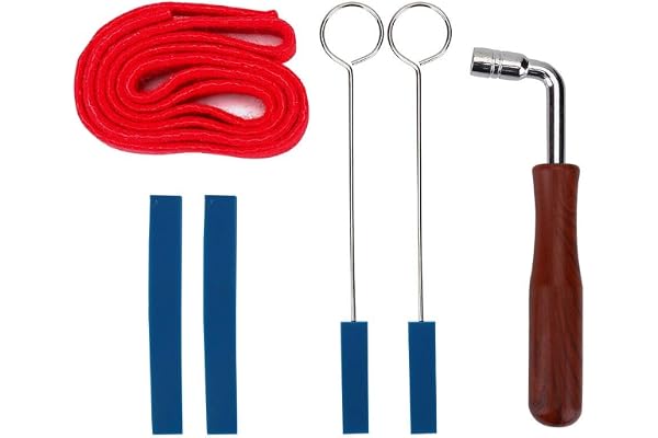 Kit Outil Accordeurs de Piano, 6 Pièces, Réglage et Fixation, Professionnels et Amateurs, Pianos à Queue et Pianos Verticaux