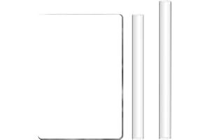 MXHBSTP Acrylic Clay Roller Set - Clay Crafting Tools with Sheet Scraper for Shaping and Sculpting