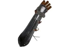 EPIC ARMOURY 1 par de protectores de brazo Bazu Band Epic Dark de acero para lucha de columpio medieval vikingo