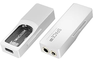 SPACE PRO Gaming IEM AMP, bärbar USB DAC supportmikrofon och virtuell 5.1/7.1