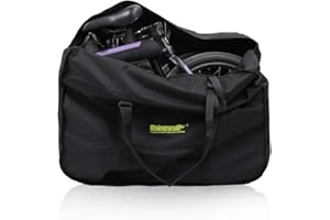 UBORSE Borsa per Bicicletta Pieghevole da 20 Pollici, Borsa per Il Trasporto della Bici, Impermeabile 1680D Borsa da Viaggio della Bici MTB Bici da Strada in Treno in Aereo