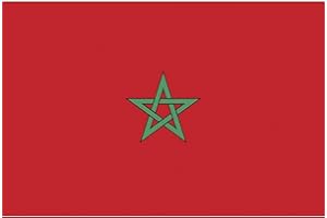 TrendClub100® Fahne Flagge „Marokko Morocco MA“ - 150x90 cm / 90x150cm
